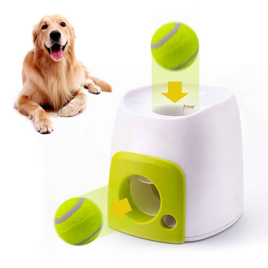 Interactive Smart Dog Feeder & Automatic Ball Launcher Reward Toy