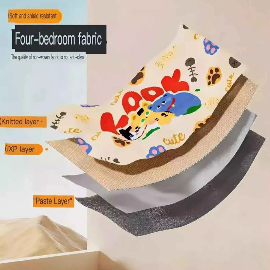 Cartoon Pattern Anti-Scratch Sofa Pet Furniture Protector