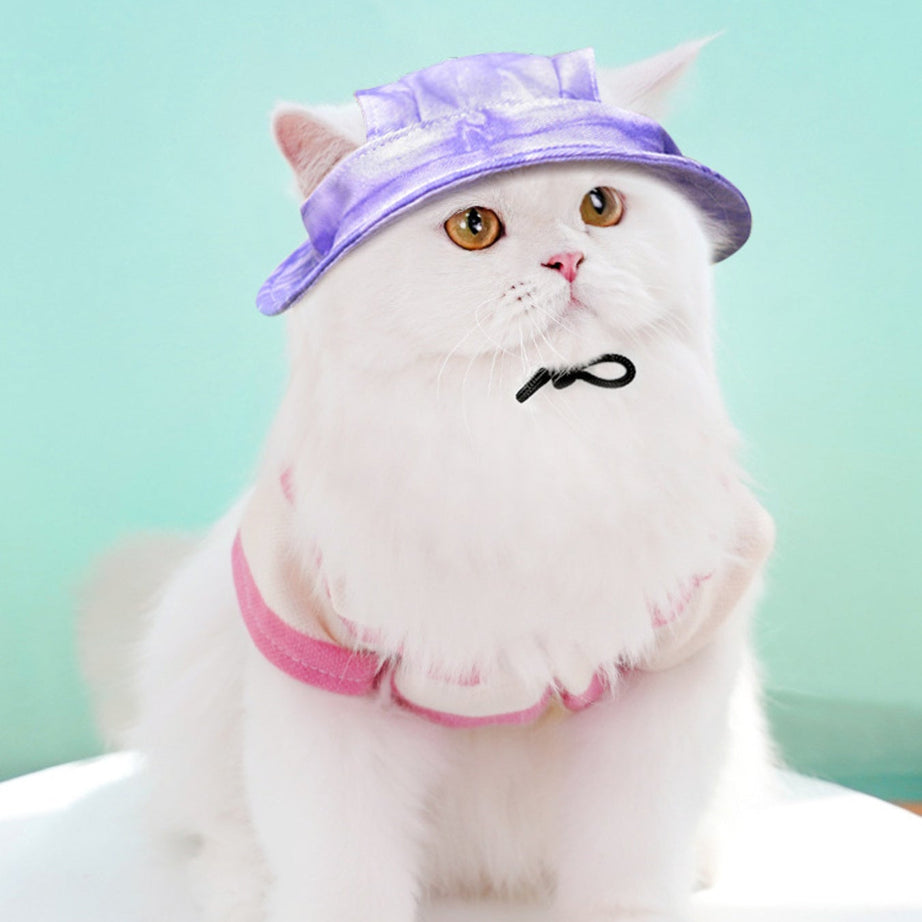 Adjustable Pet Visor Hat - Sun-Safe Shade
