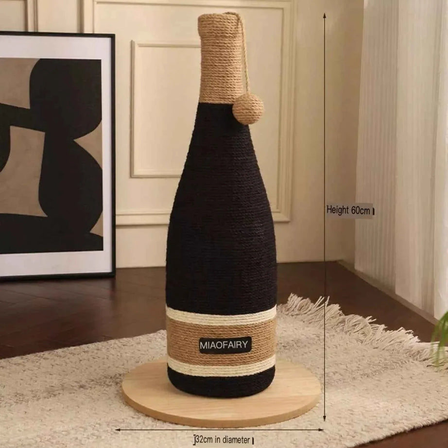 Cat Scratching Posts - Champagne Bottle Style