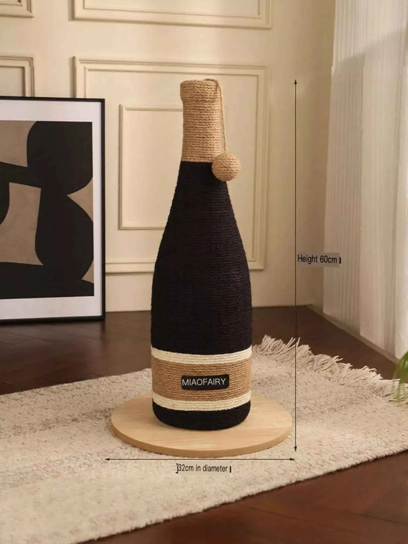 Cat Scratching Posts - Champagne Bottle Style