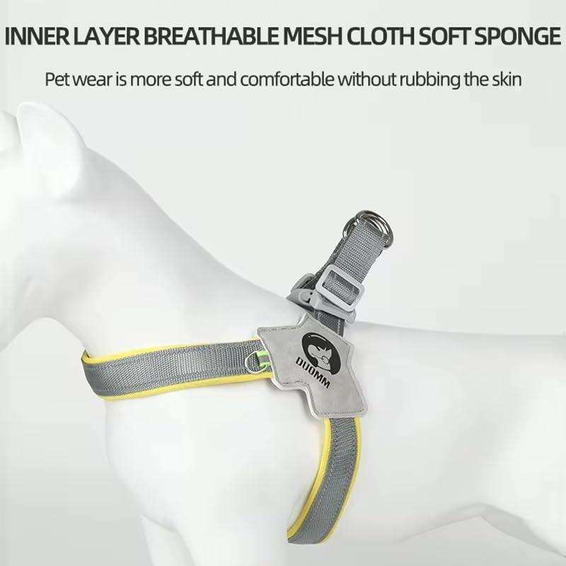 Reflective Dog and Cat Harness with Adjustable Straps