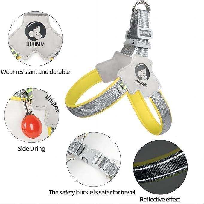 Reflective Dog and Cat Harness with Adjustable Straps