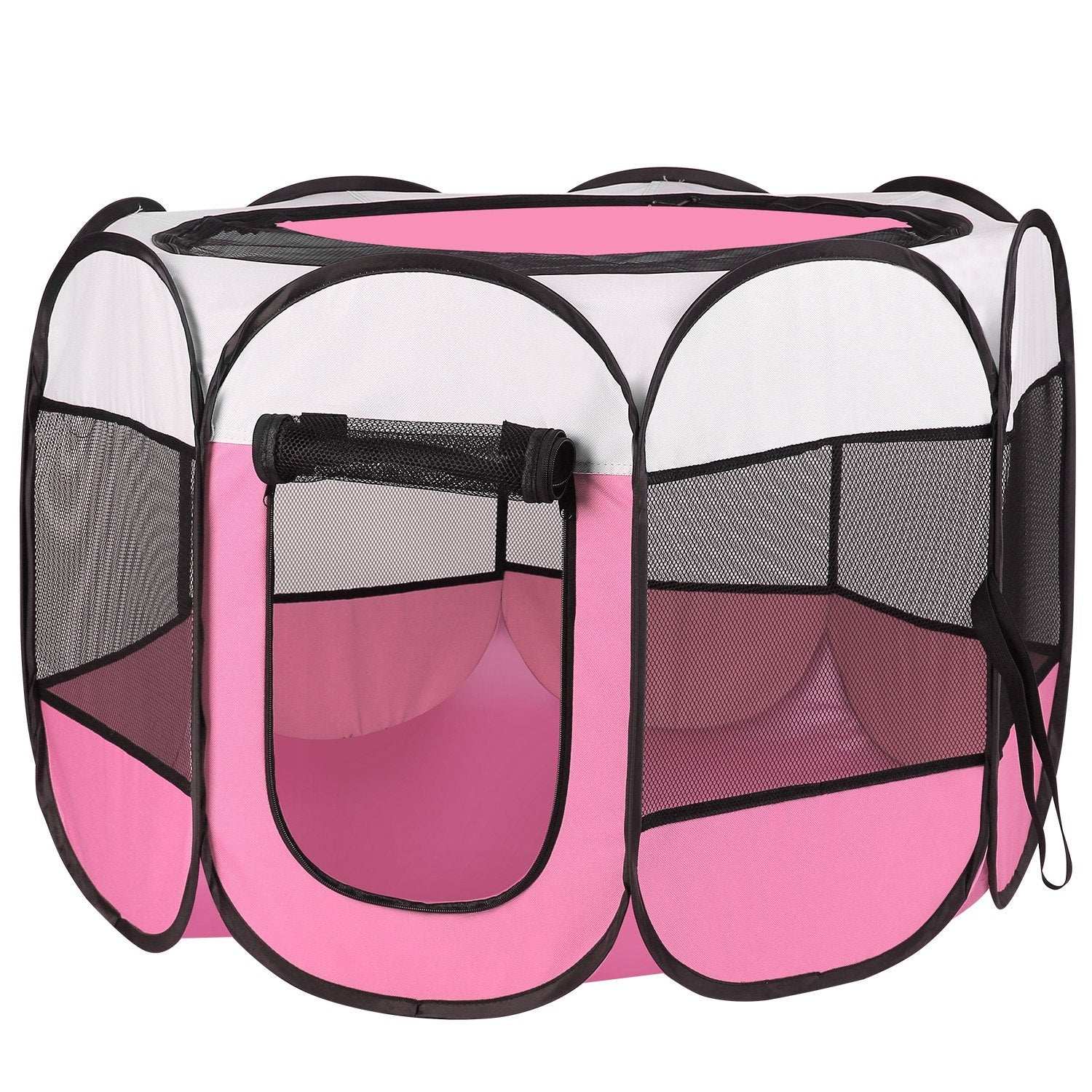 Portable Foldable Pet Tent - 8-Panel Exercise Pen