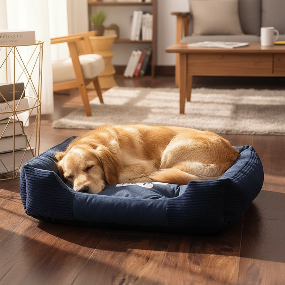 Winter Pet Bed - Warm Cozy Cushion for Dogs & Cats