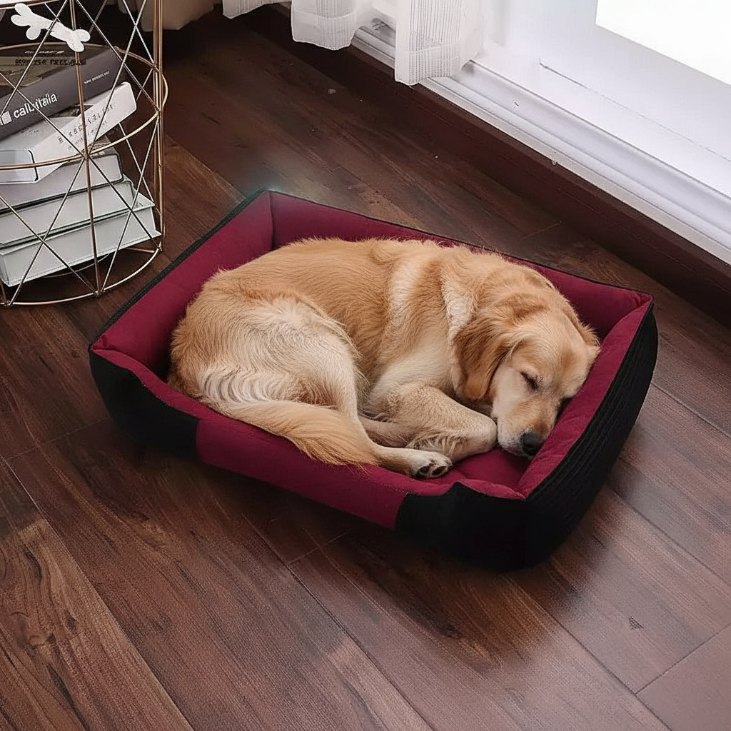 Winter Pet Bed - Warm Cozy Cushion for Dogs & Cats