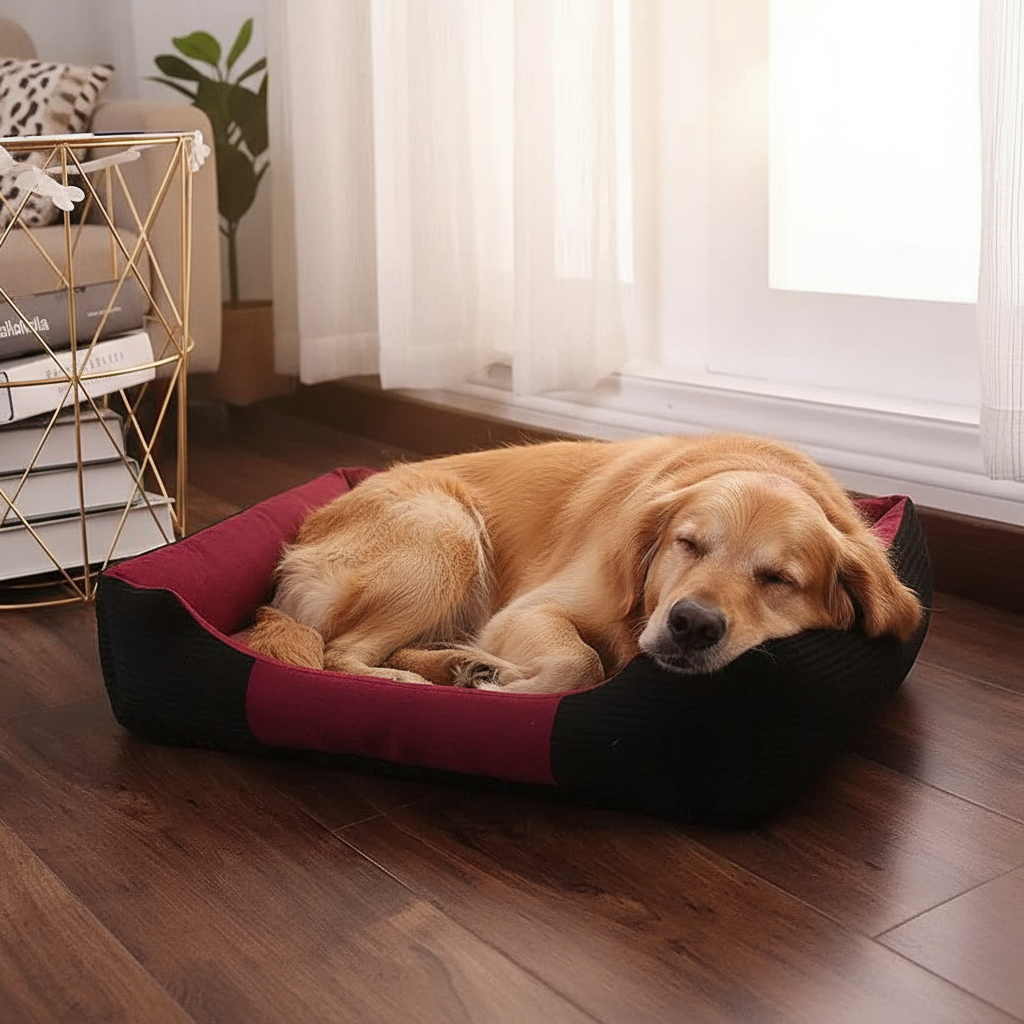 Winter Pet Bed - Warm Cozy Cushion for Dogs & Cats