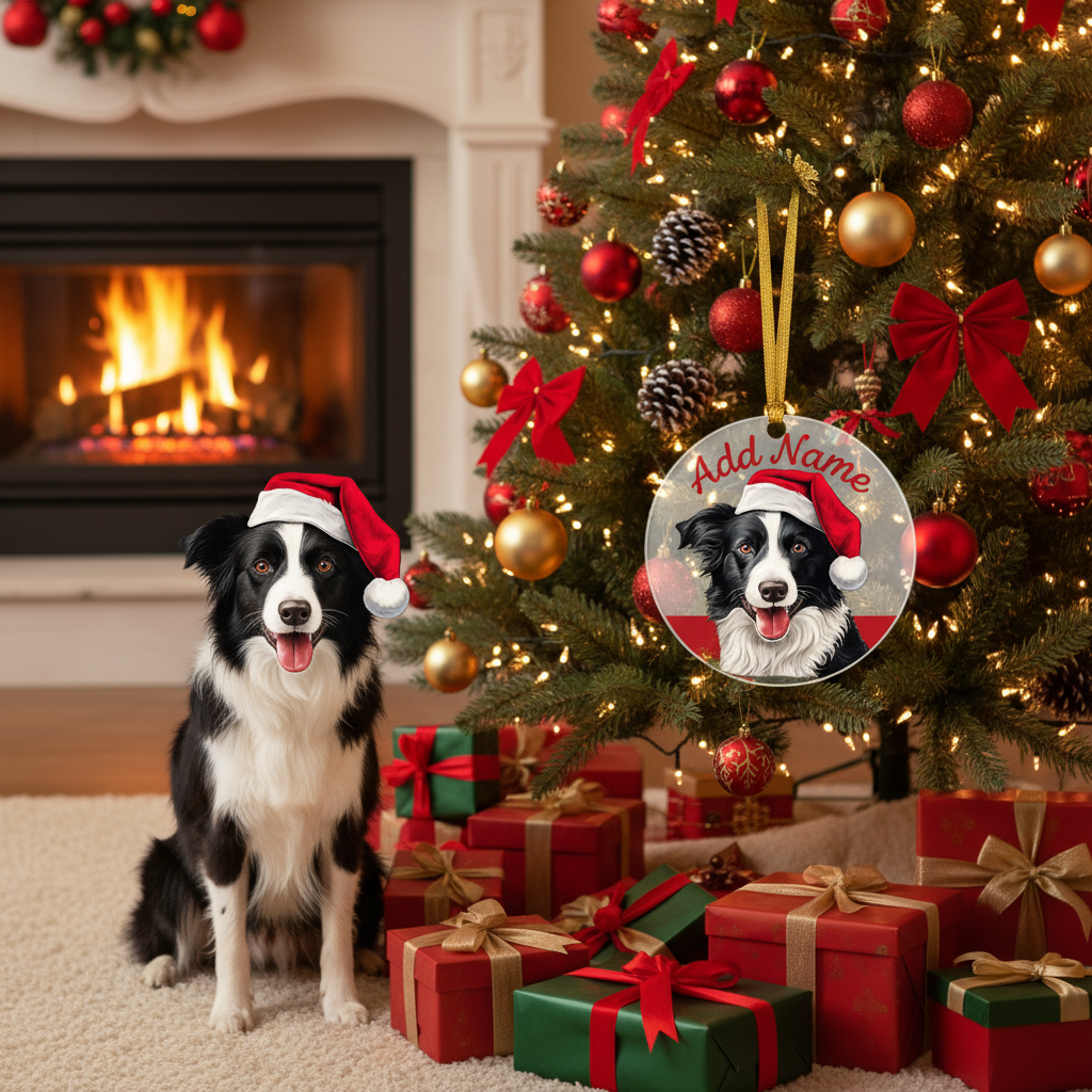 Custom Pet Ornament - Personalized Acrylic Christmas Decor