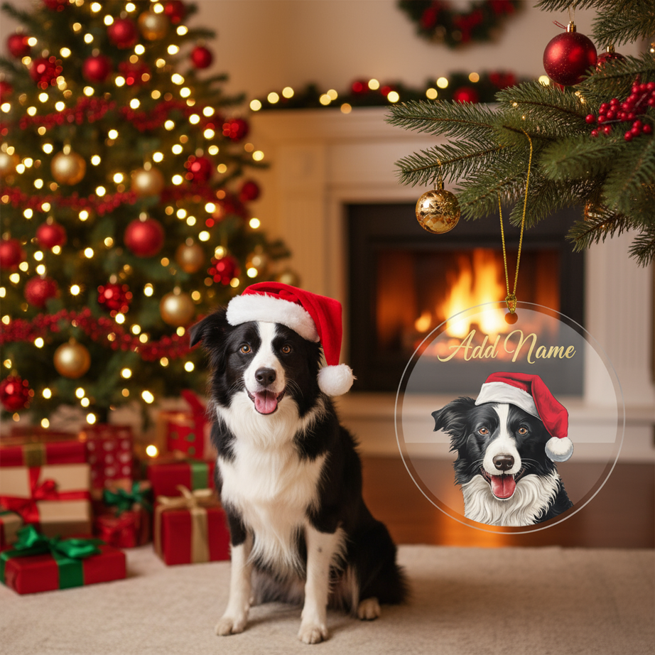 Custom Pet Ornament - Personalized Acrylic Christmas Decor