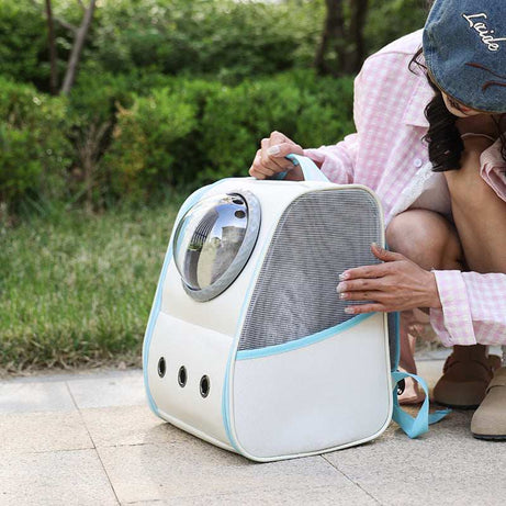Space Capsule Large Capacity Breathable Pet Backpack For Going Out