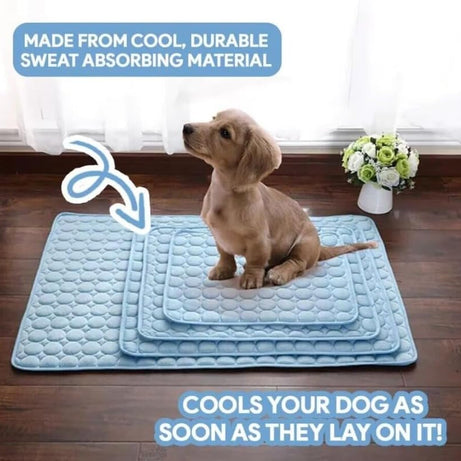 Chill Out: Pet Ice Silk Cooling Pad for Summer Comfort