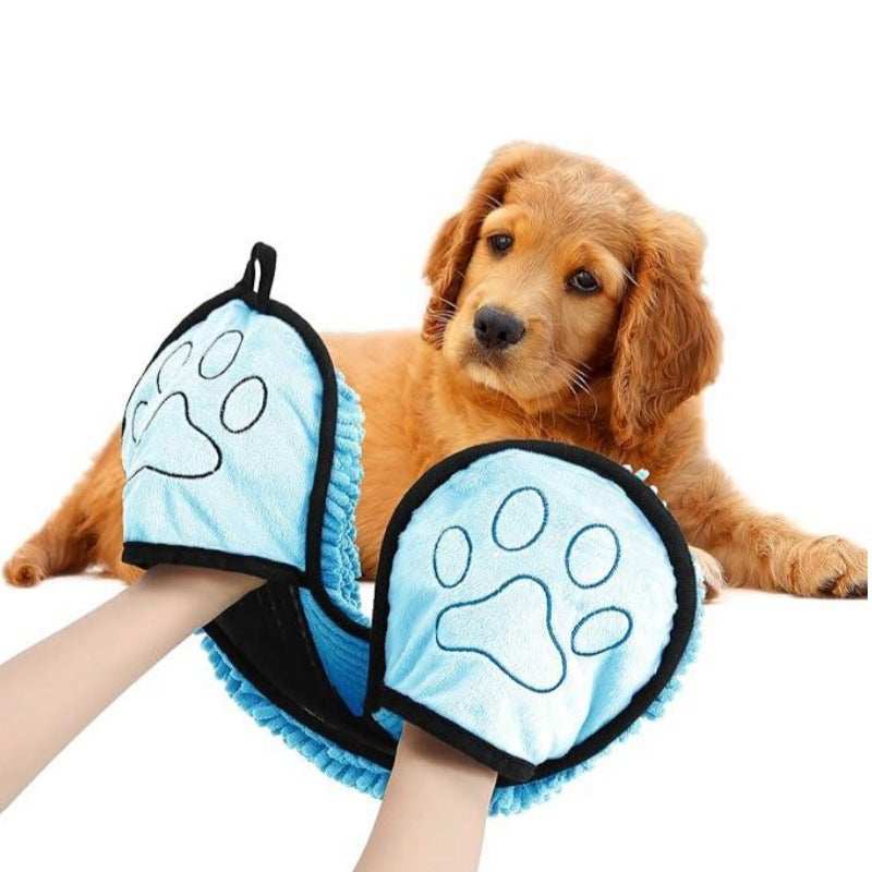 Specially Designed  Pet Bath Towel Quickly Absorbs Water - Dogs or Cats