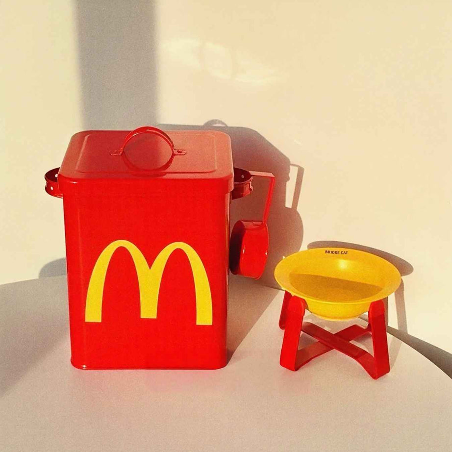 McDonald's Style Pet Food Storage Container - Bowl Sets