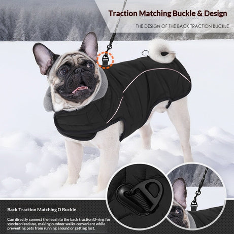 Winter Dog Jacket - Thickened Double-Layer Insulated Vest