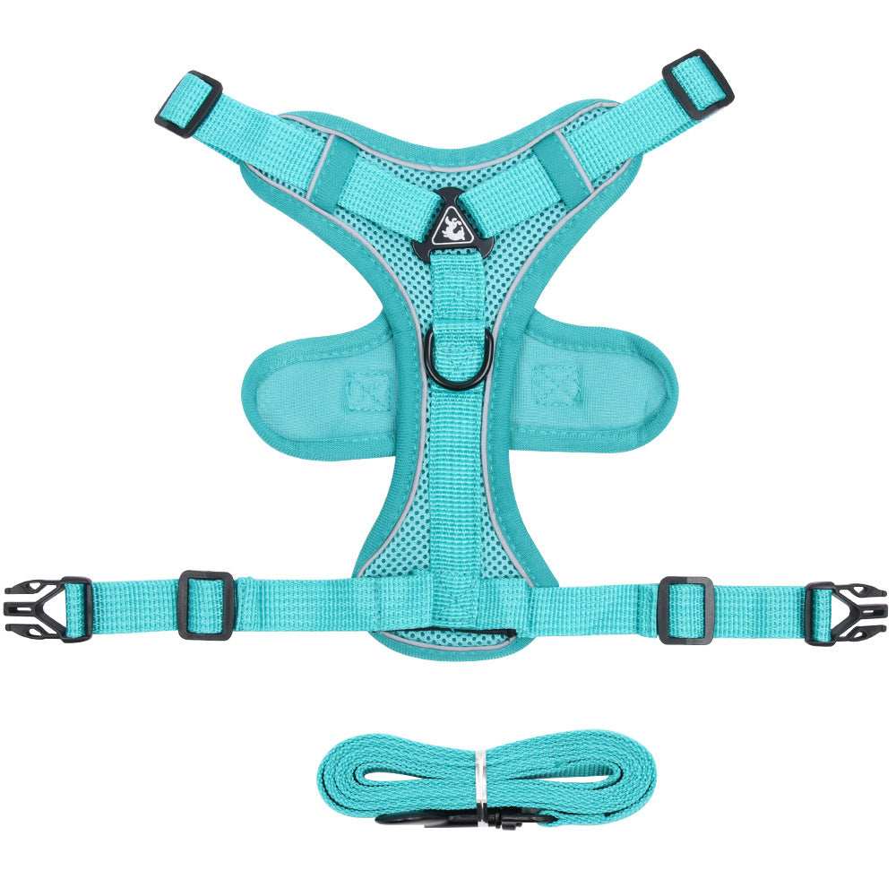 Fully Adjustable Cat Vest Pet Harness with Matching Leash