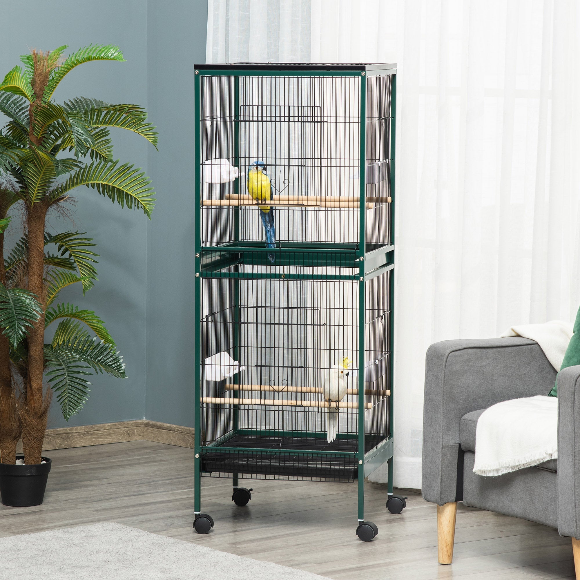 Large Bird Cage with Wide Wingspan Space