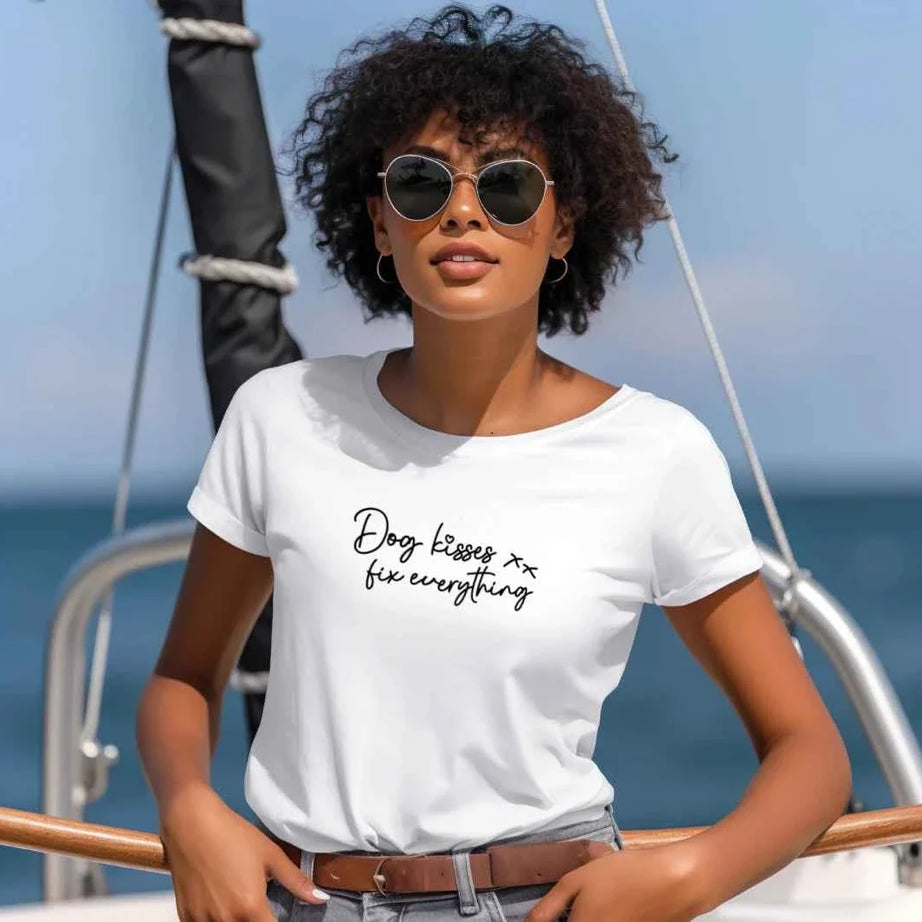 Comfort Colors T-Shirt - Dog Kisses Fix Everything