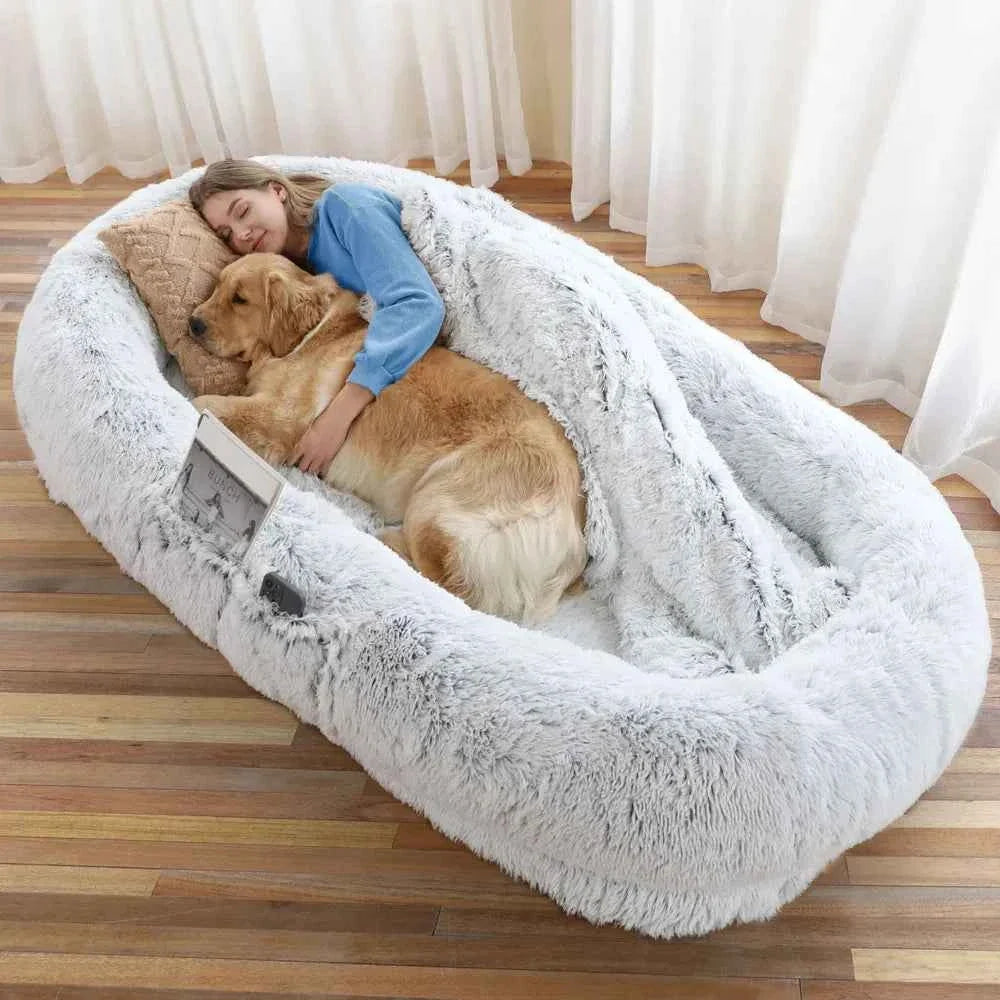 Human Dog Bed - Large Size Fits You And Pets