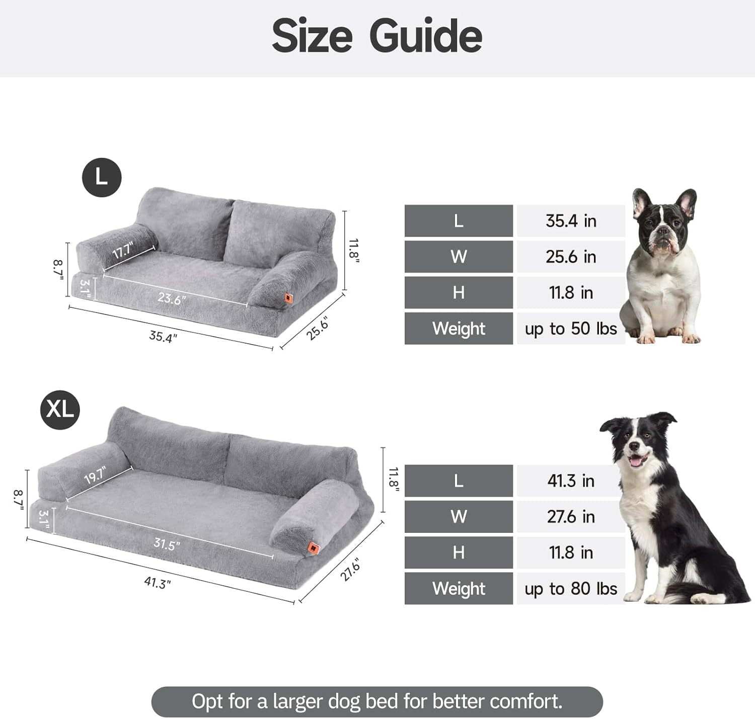 Orthopedic Dog Bed For Medium Dogs - Waterproof Pet Sofa