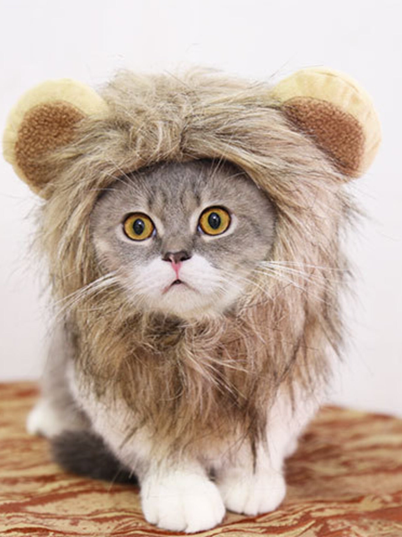 Pet Lion Mane Hat - Funny Costume Headwear for Cats and Dogs