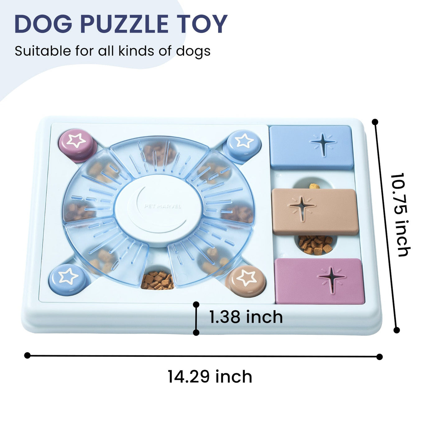 Interactive Puzzle Dog Toy - IQ Training Game Level 1-3