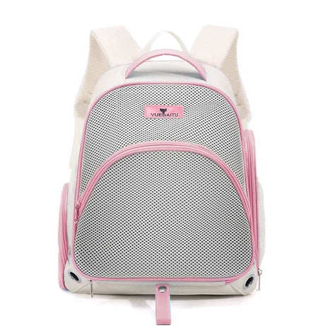 Double Shoulder Backpack Cat Bag Portable Foldable Pet Carrier