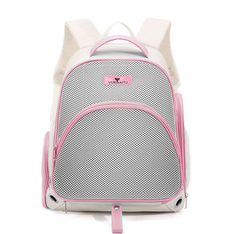 Double Shoulder Backpack Cat Bag Portable Foldable Pet Carrier