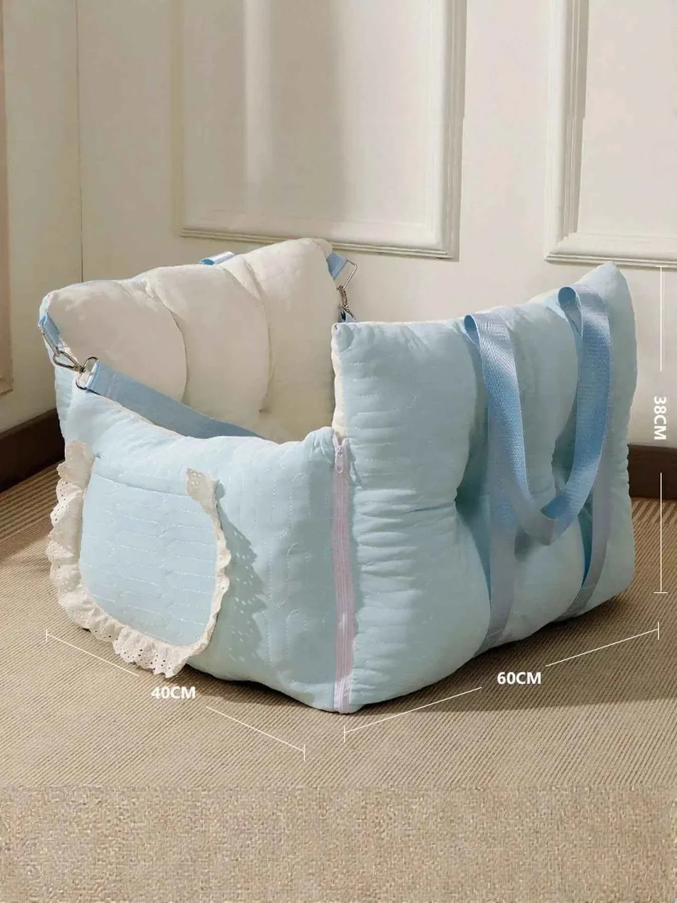Secure Pet Car Seat Carrier - Comfortable Padded Sling
