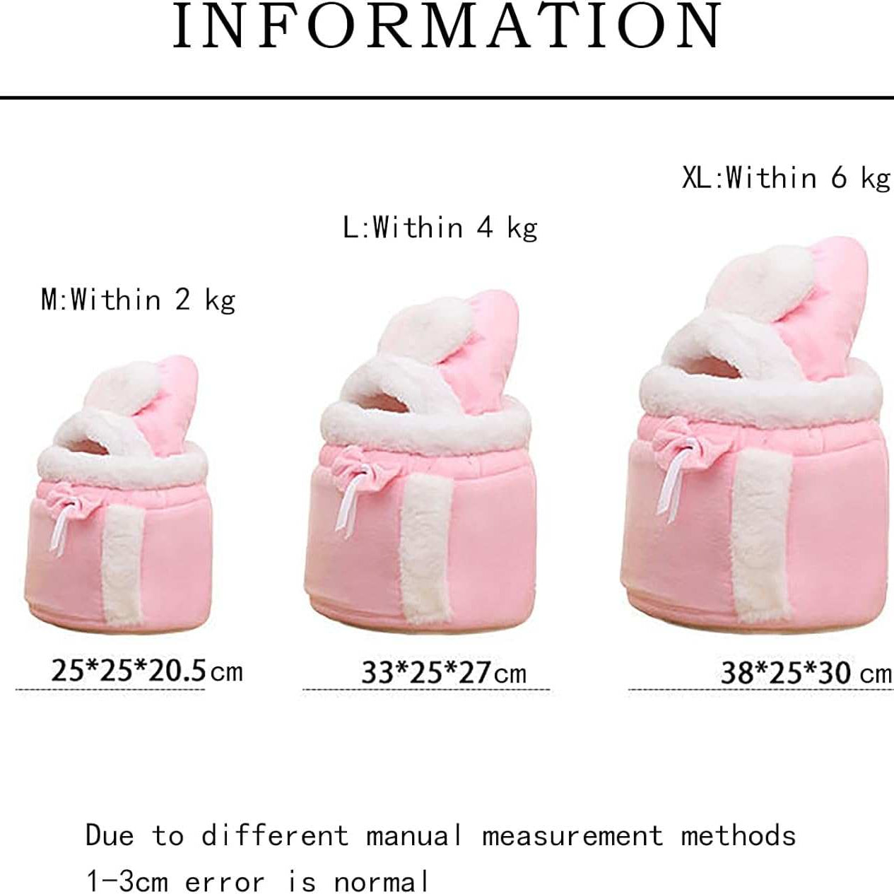 Warm Plush Double Pocket Pet Carrier Backpack Bag