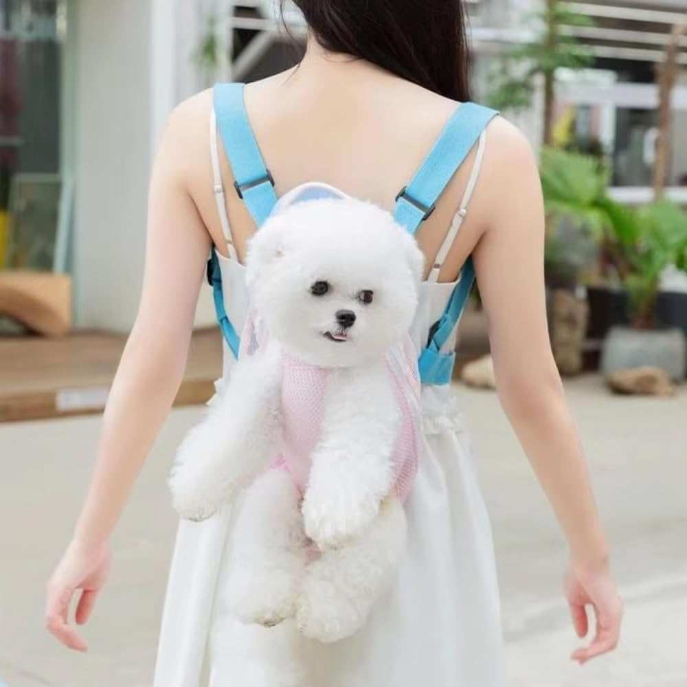 Adjustable Furry Pawsy Carrier Backpack with Leg Holes