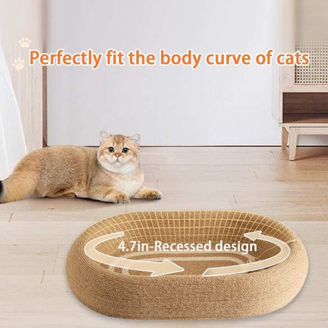 Large Space Sisal Cat Scratching Board Cat Bed