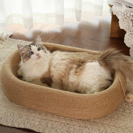 Large Space Sisal Cat Scratching Board Cat Bed