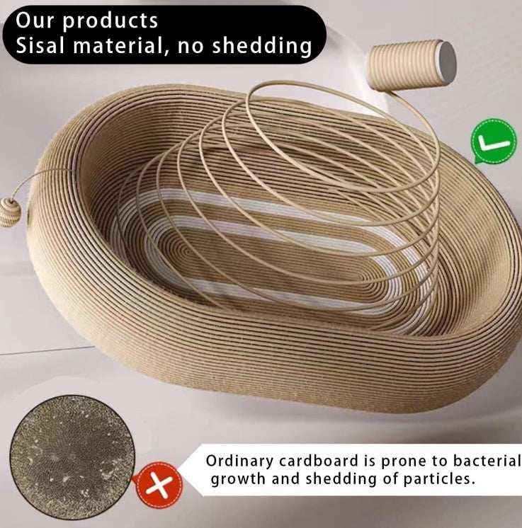 Large Space Sisal Cat Scratching Board Cat Bed