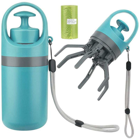 Portable Dog Pooper Scooper - Built-in Bag Dispenser