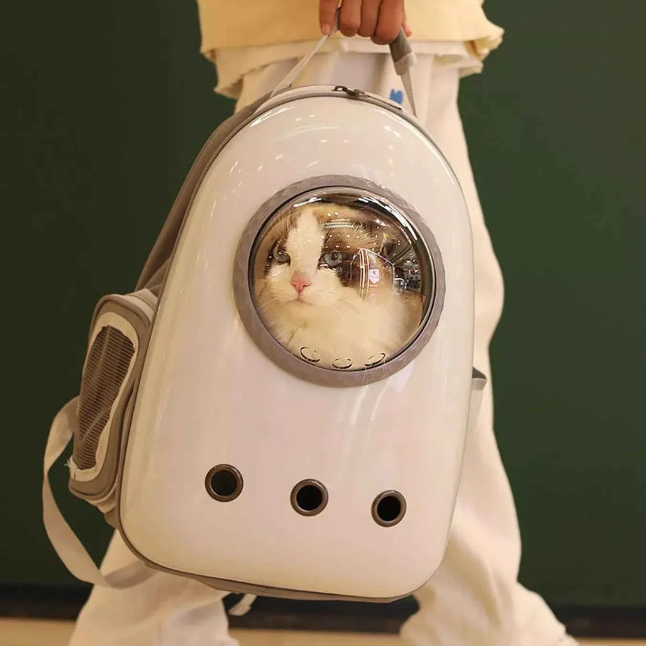 Pet Carrier Backpack - Space Capsule Transparent Bubble