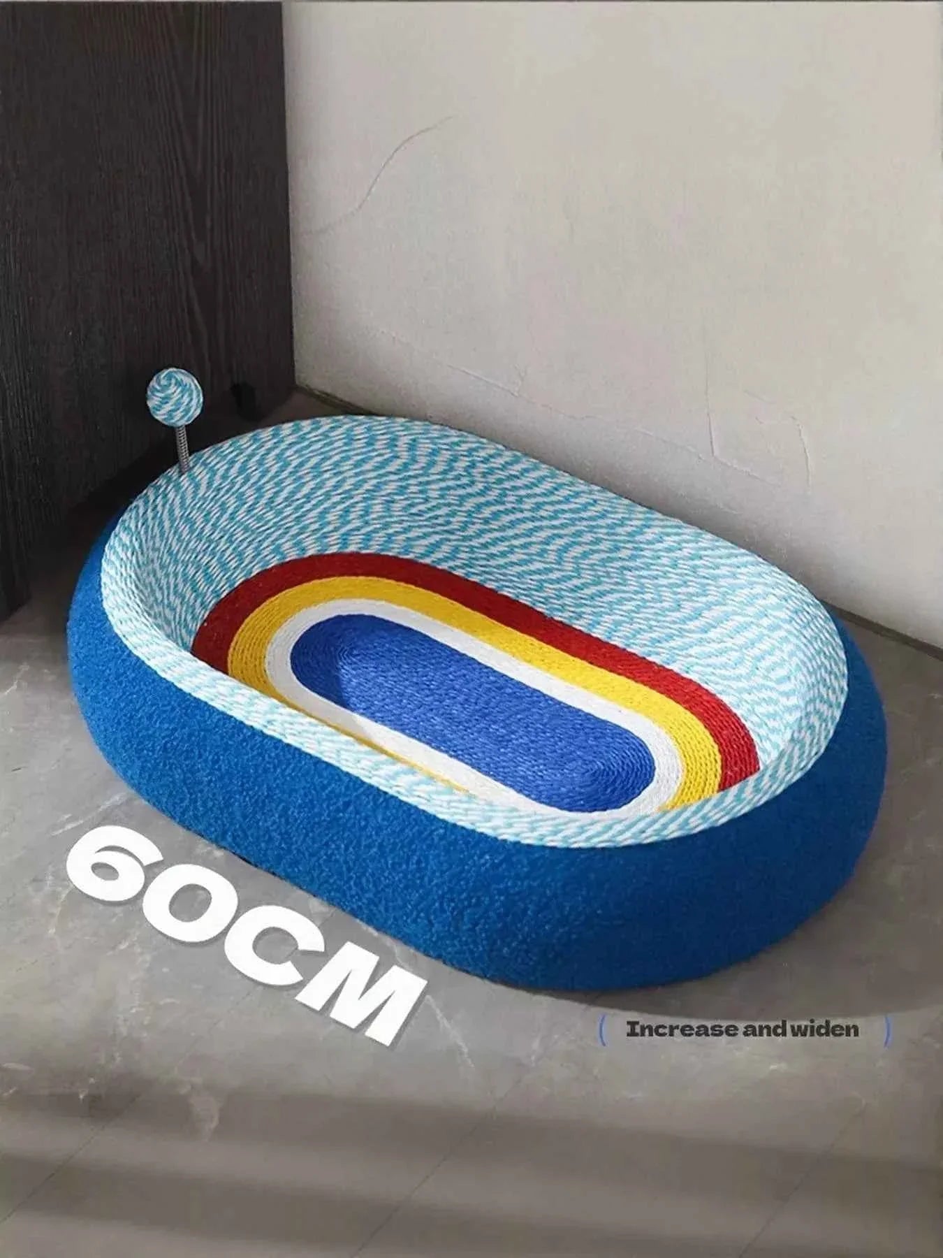 Cat Scratcher Bed - Wear-Resistant Sisal
