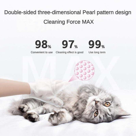 Pet Cleaning Deodorizing Bathing Coconut Oil Grooming Wipes