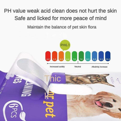 Pet Cleaning Deodorizing Bathing Coconut Oil Grooming Wipes