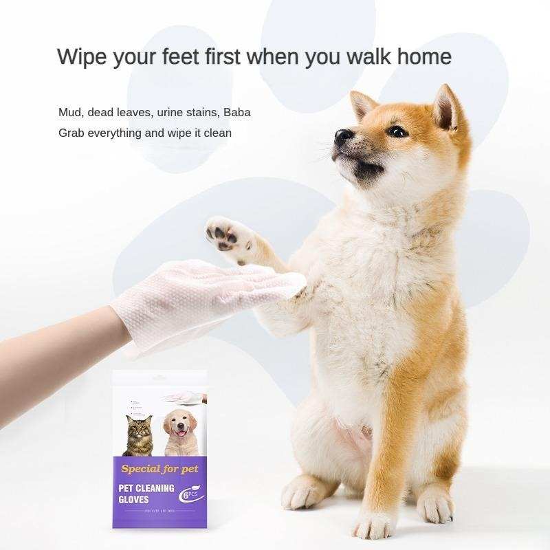 Pet Cleaning Deodorizing Bathing Coconut Oil Grooming Wipes