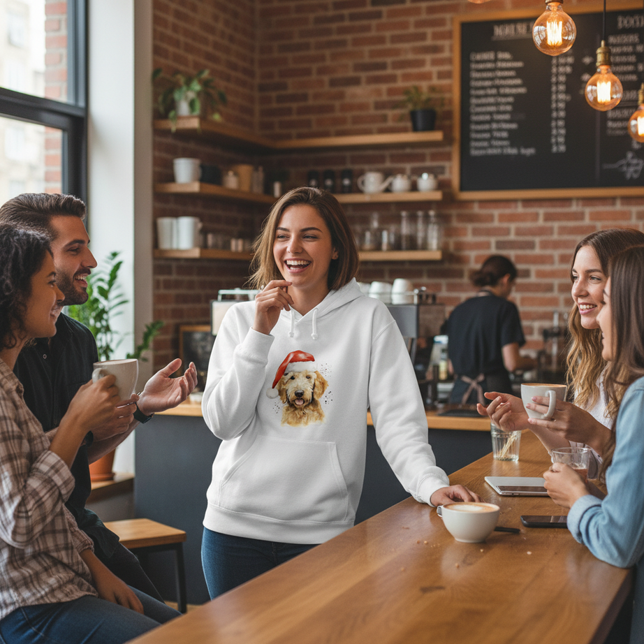 Golden Doodle Hoodie - Comfort Colors Unisex Sweatshirt