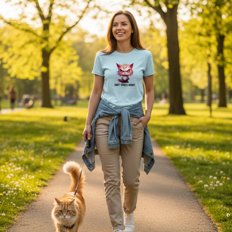 Cat T-Shirt - Stress Meowt Comfort Colors Tee