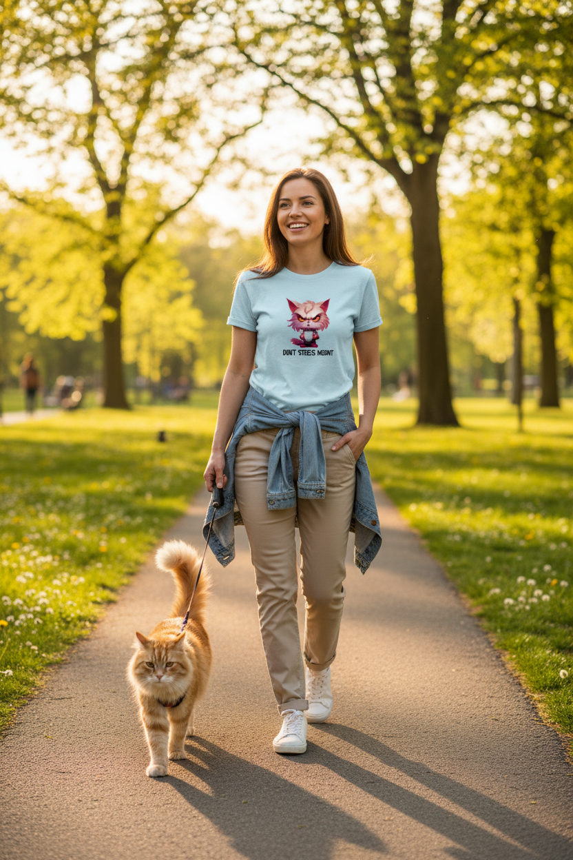 Cat T-Shirt - Stress Meowt Comfort Colors Tee
