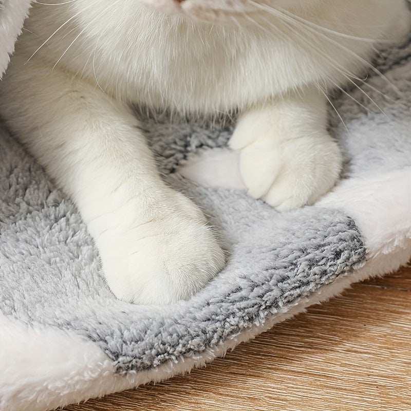 Self-Warming Cat Bed Mat - Washable Fleece