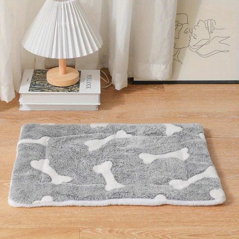Self-Warming Cat Bed Mat - Washable Fleece