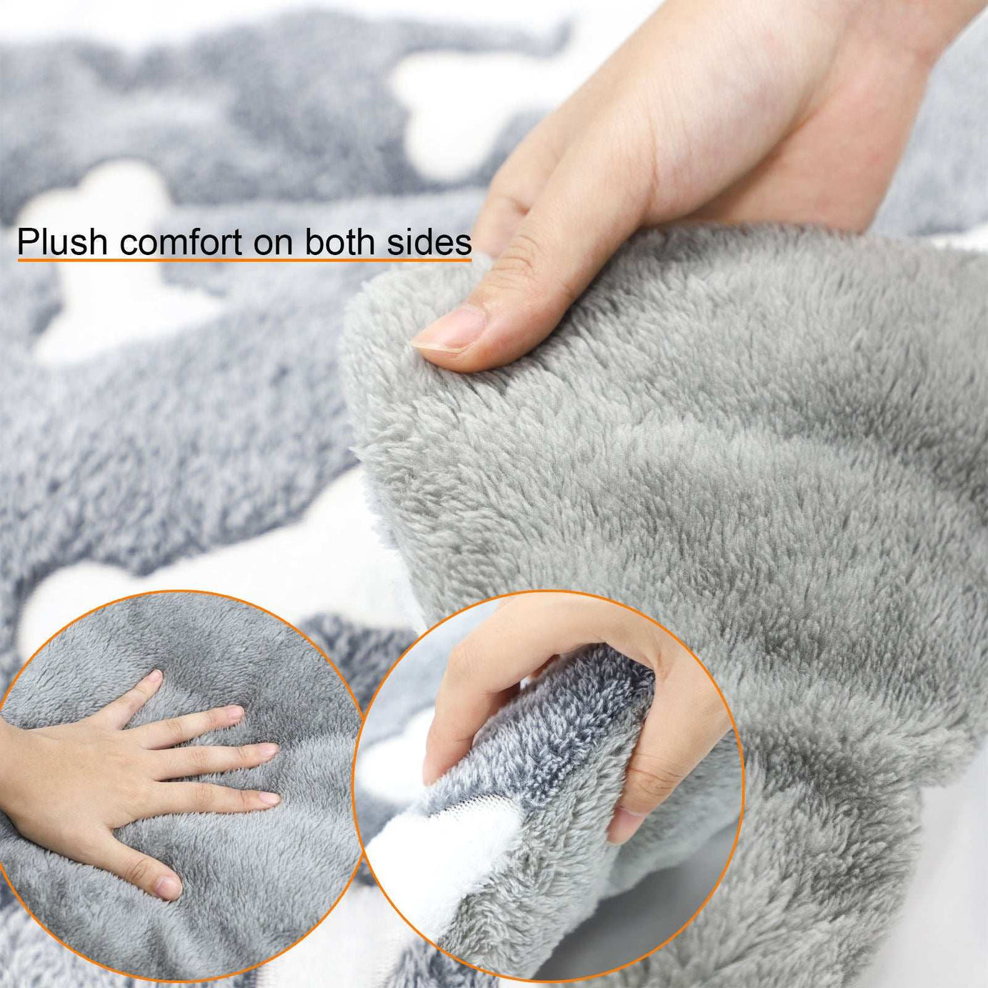 Self-Warming Cat Bed Mat - Washable Fleece