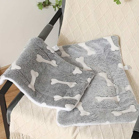 Self-Warming Cat Bed Mat - Washable Fleece