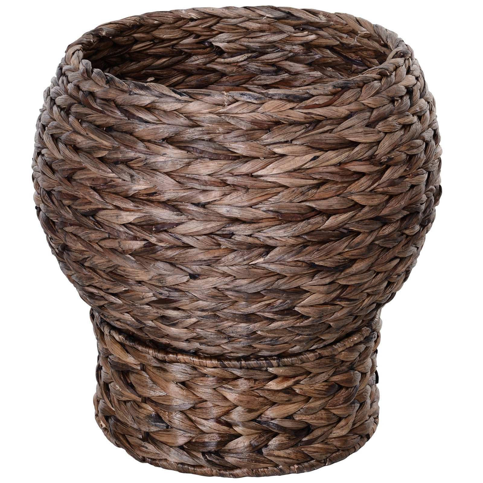 Cozy Wicker Pet Bed Dome - Natural Style