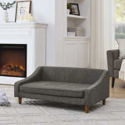 Elevated Dog Sofa Bed - Modern Armrest