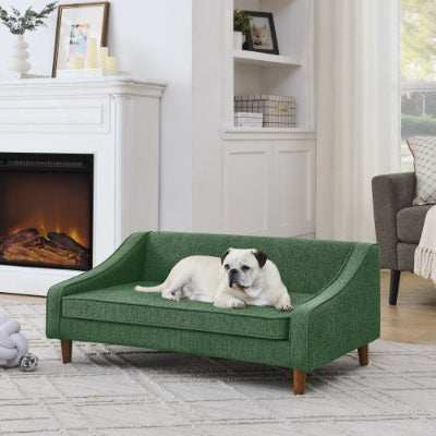 Elevated Dog Sofa Bed - Modern Armrest