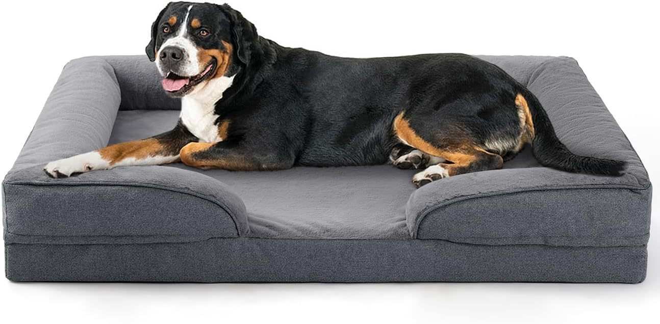 Large Orthopedic Dog Sofa - Foam Mattress